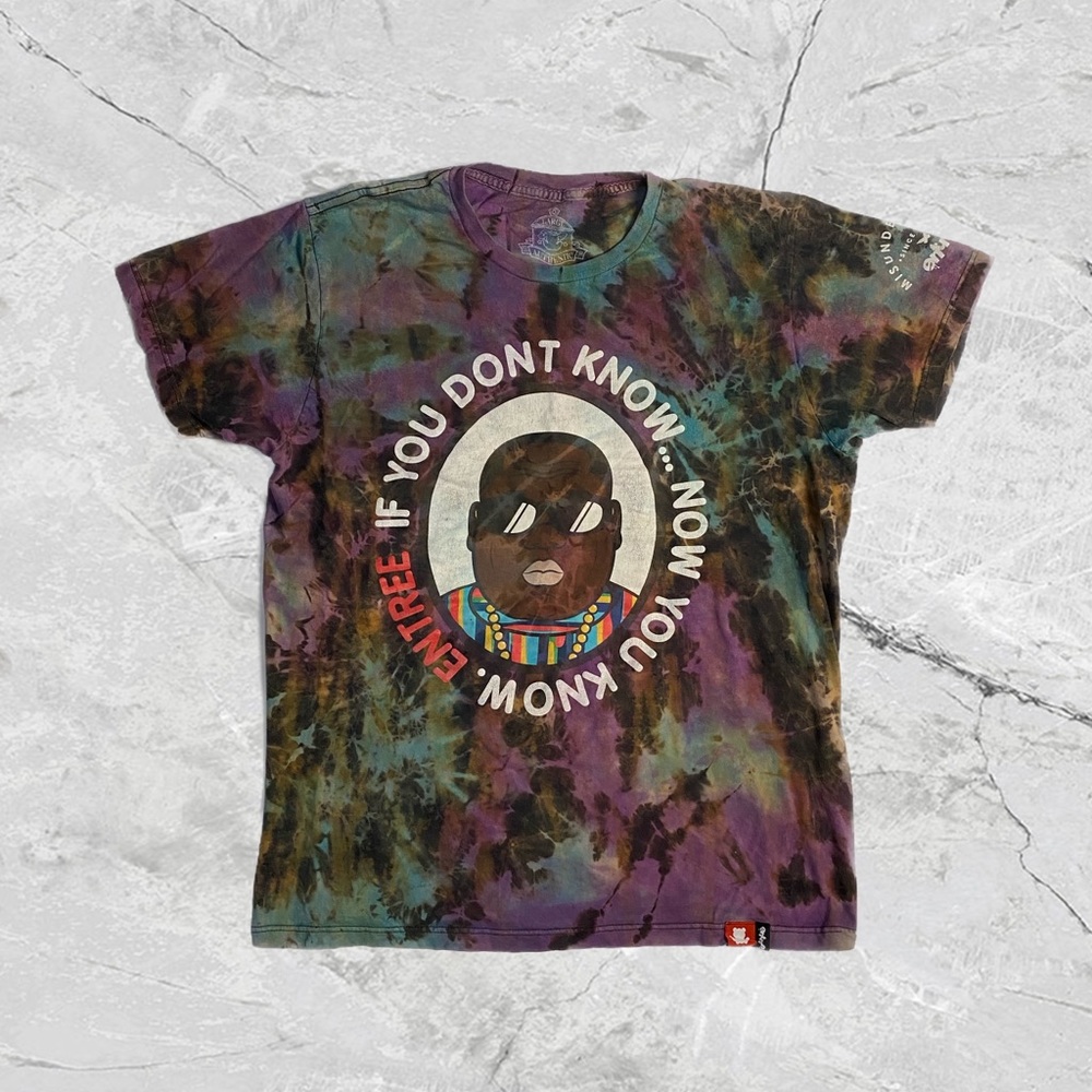 Biggie Smalls Purple/Blue Dyed Tee
